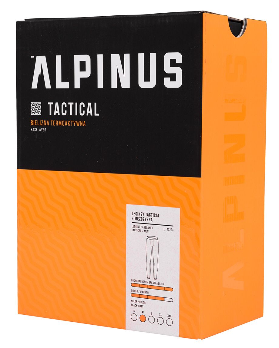 Alpinus Pánské Termoaktivní Kalhoty Tactical Base Layer GT43224