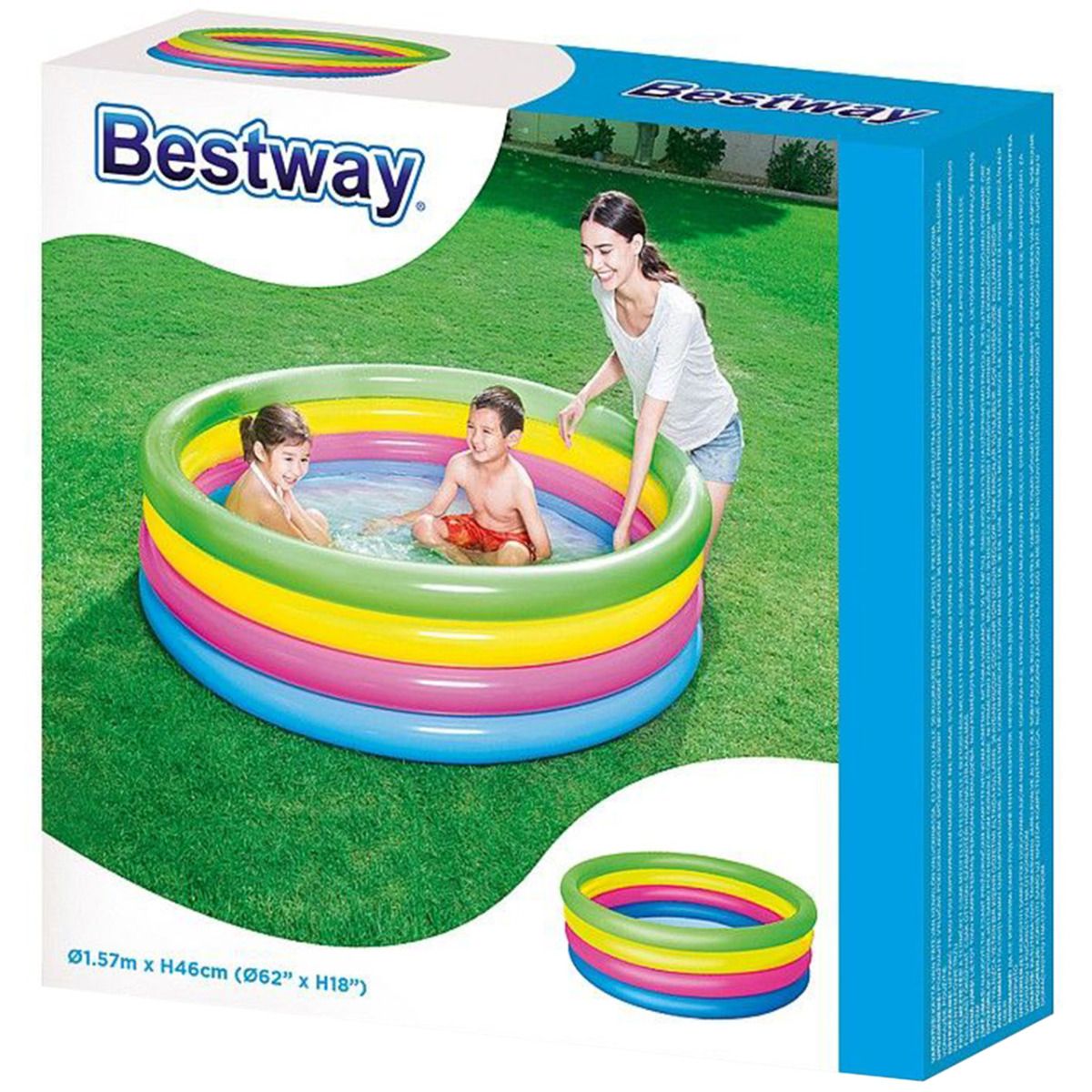 Bestway Dětský bazén 4 Ringi 3422 51117