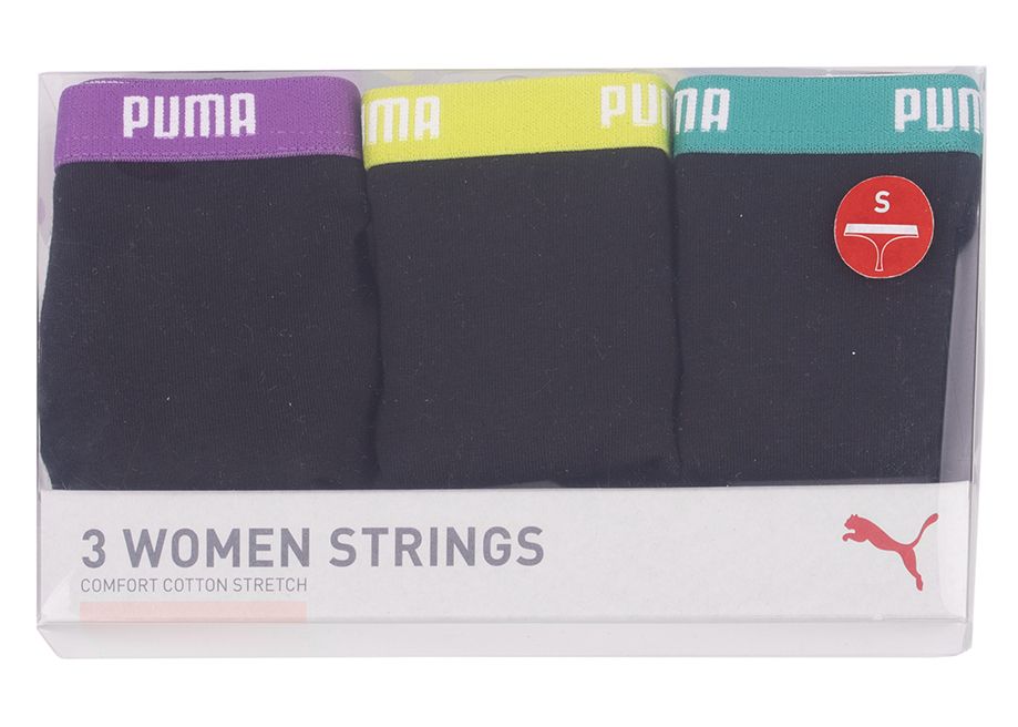 PUMA Dámské spodní prádlo String 3P Pack 907590 05