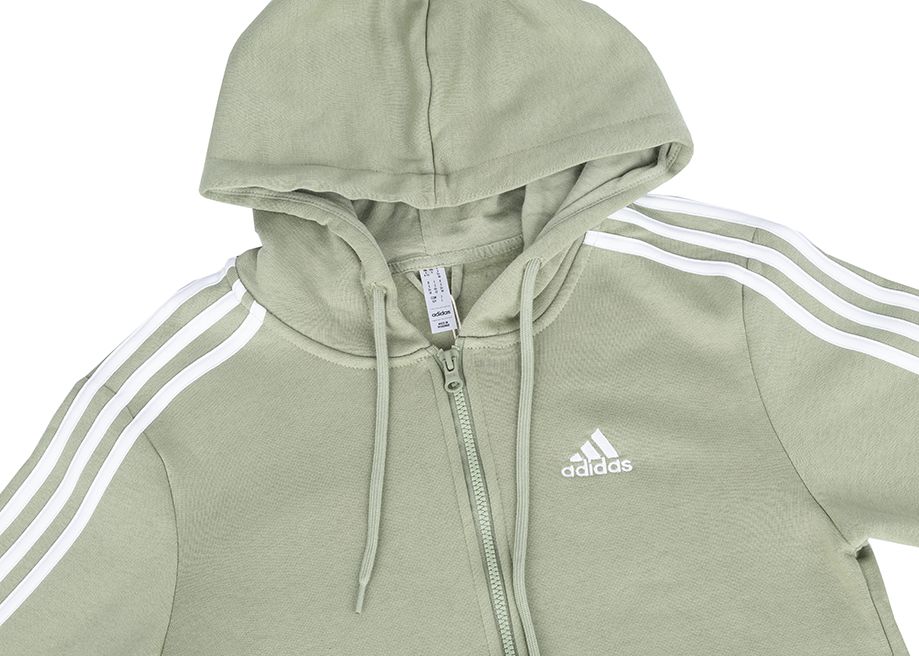 adidas Dámská mikina Essentials FL 3S Full-Zip Hoodie JP2352