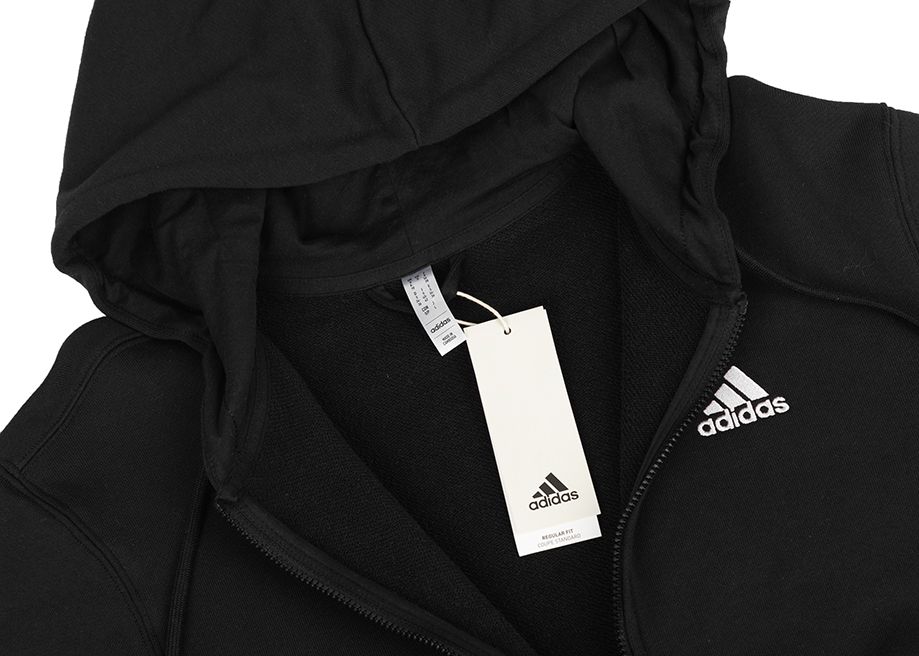 adidas Dámská mikina Essentials Linear Full-Zip French Terry Hoodie IS2072