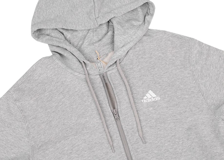 adidas Dámská mikina Essentials Linear Full-Zip French Terry Hoodie IC6866