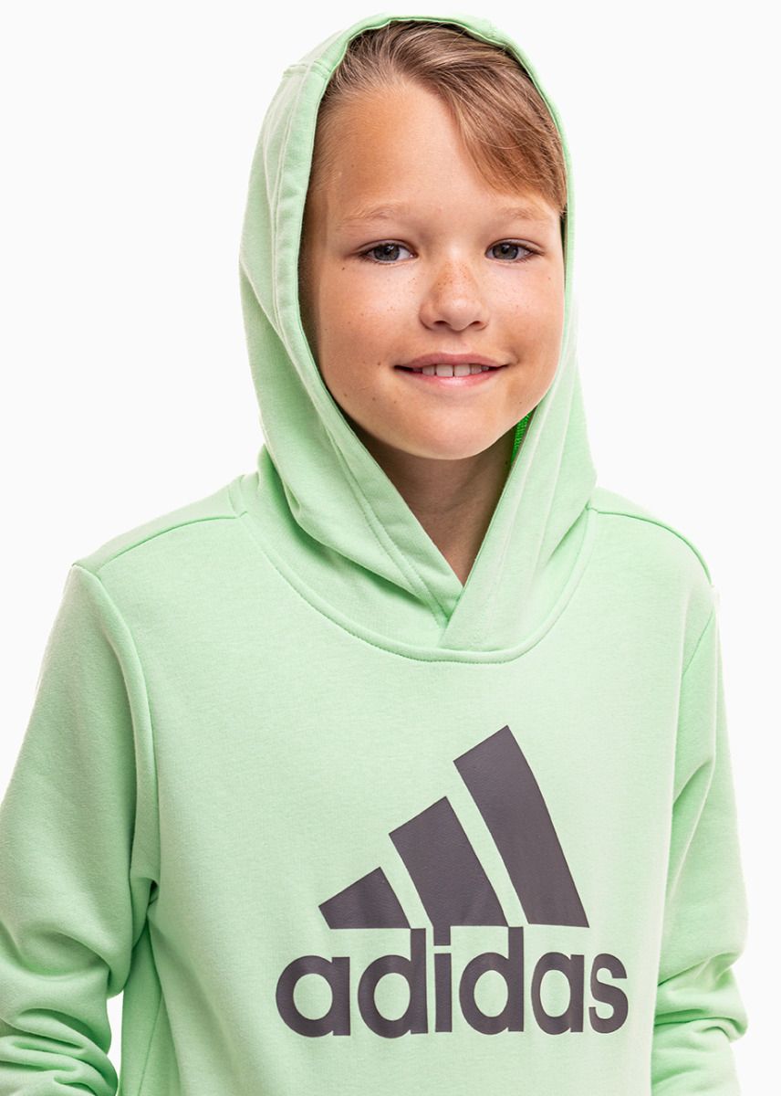 adidas Detská mikina Big Logo Essentials Cotton Hoodie IS2591