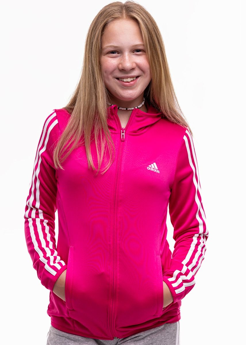 adidas Dětská mikina Designed 2 Move 3-Stripes Hoodie HM4485