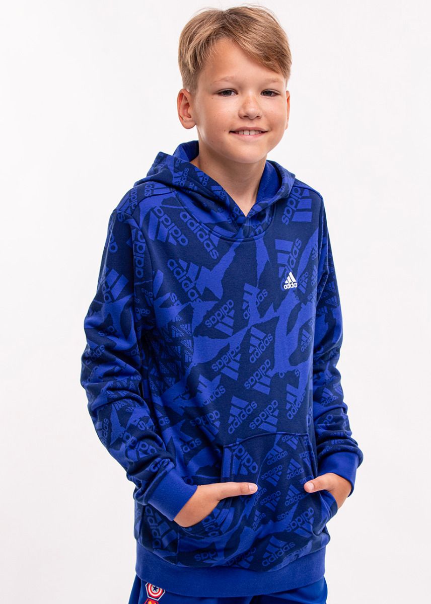 adidas Dětská mikina Essentials Allover Print HD IS2555