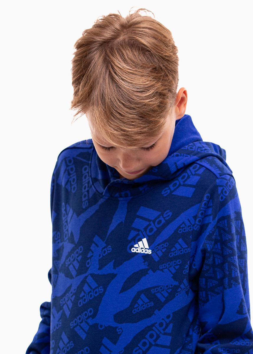 adidas Dětská mikina Essentials Allover Print HD IS2555