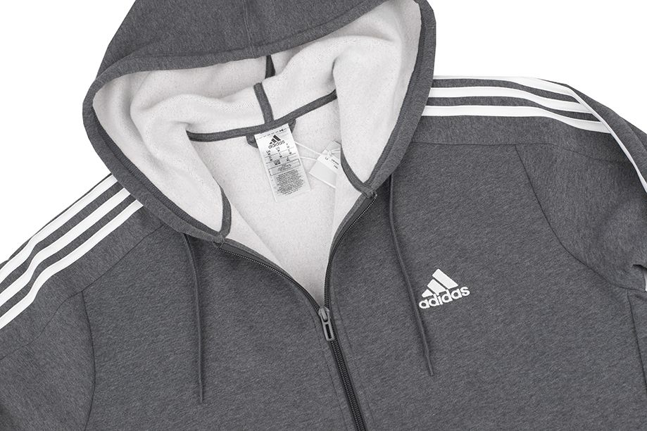 adidas Pánská mikina Essentials Fleece 3-Stripes Full-Zip IJ6480