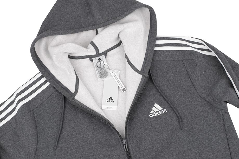 adidas Pánská mikina Essentials Fleece 3-Stripes Full-Zip IJ6480