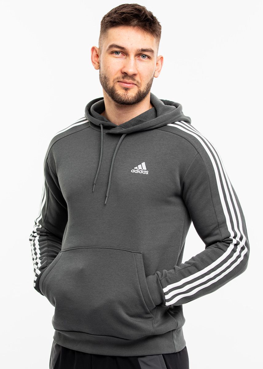 adidas Pánská mikina Essentials Fleece 3-Stripes Hoodie IX2366