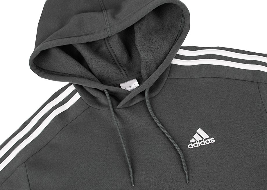 adidas Pánská mikina Essentials Fleece 3-Stripes Hoodie IX2366