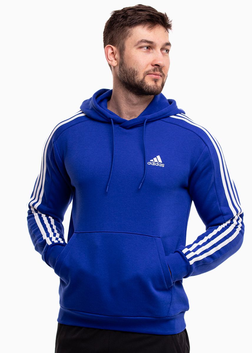 adidas Pánská mikina Essentials Fleece 3-Stripes Hoodie IJ8934