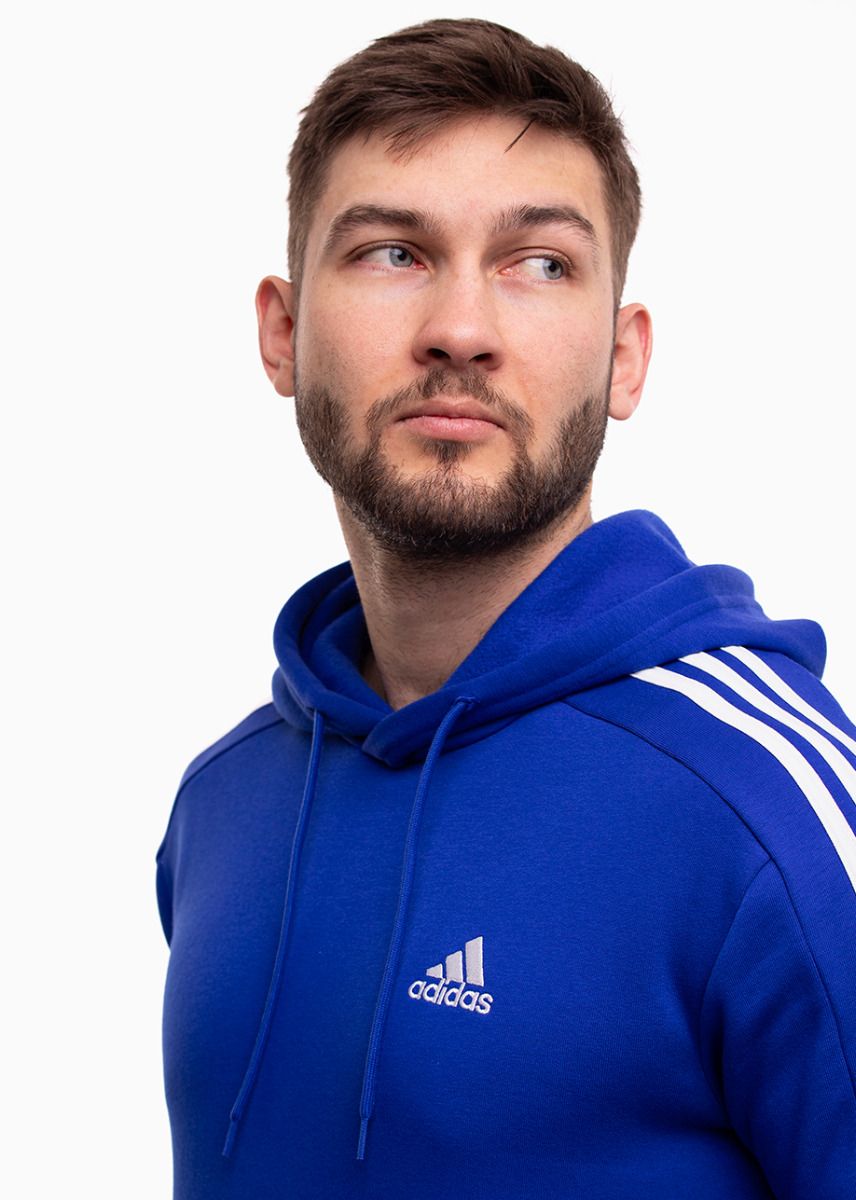 adidas Pánská mikina Essentials Fleece 3-Stripes Hoodie IJ8934