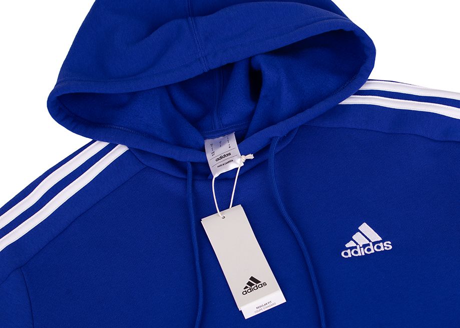 adidas Pánská mikina Essentials Fleece 3-Stripes Hoodie IJ8934