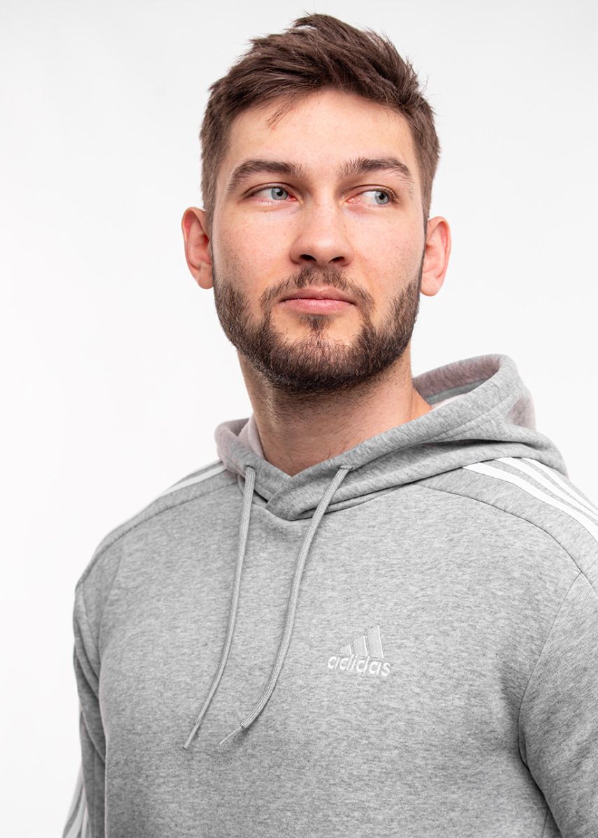 adidas Pánská mikina Essentials Fleece 3-Stripes Hoodie IJ6474