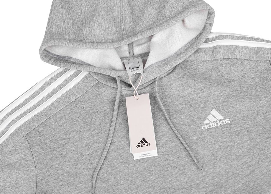 adidas Pánská mikina Essentials Fleece 3-Stripes Hoodie IJ6474