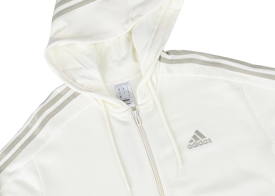 adidas Pánská mikina Essentials French Terry 3-Stripes Full-Zip Hoodie IS1373
