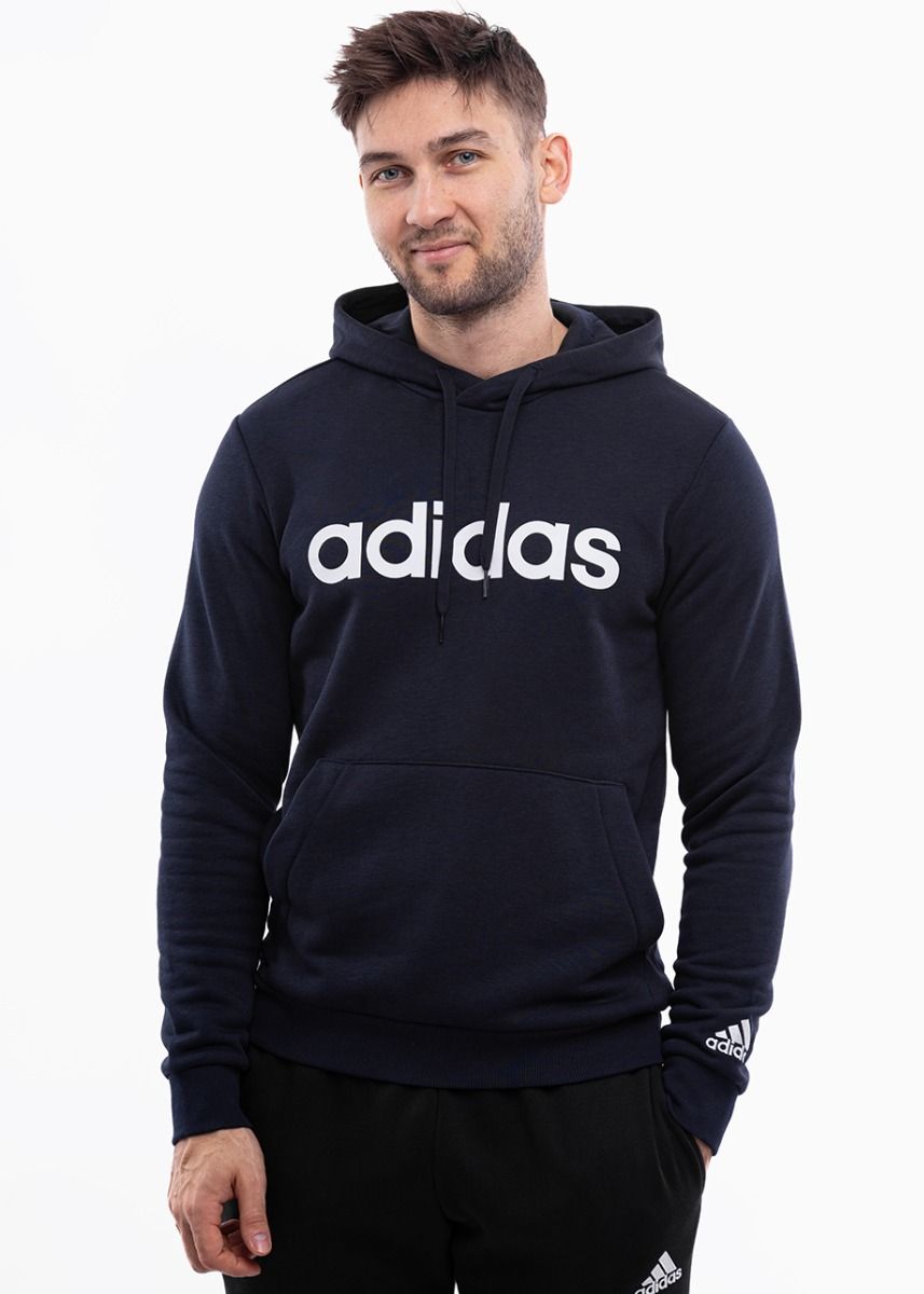 adidas Mikina s Kapucí Pánské Essentials French Terry Linear Logo Hoodie GK9066