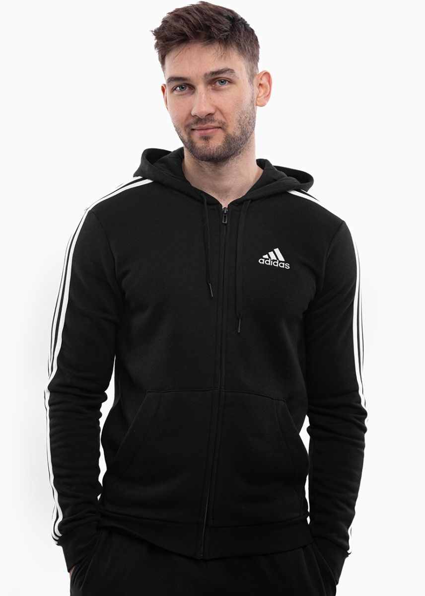 adidas Mikina s Kapucí Pánské Essentials Full-Zip Hoodie GK9051