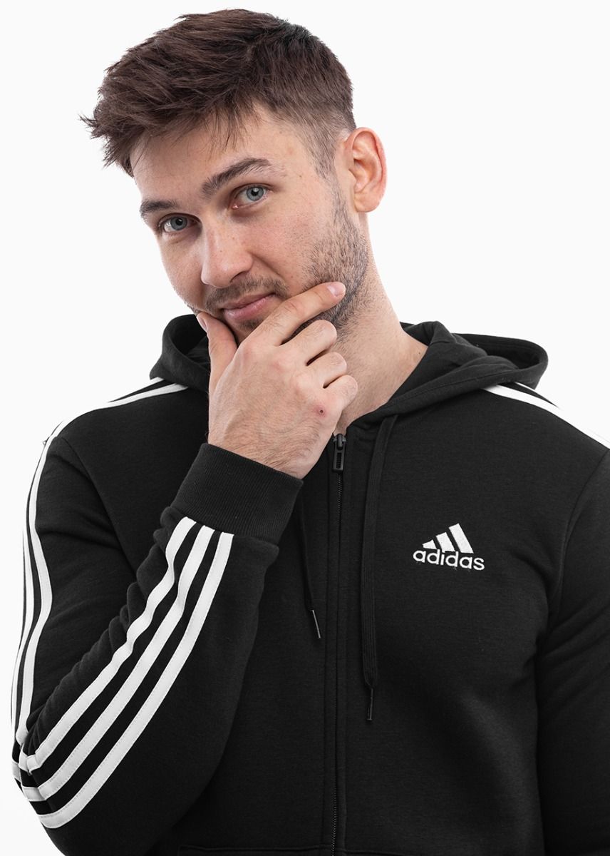 adidas Mikina s Kapucí Pánské Essentials Full-Zip Hoodie GK9051