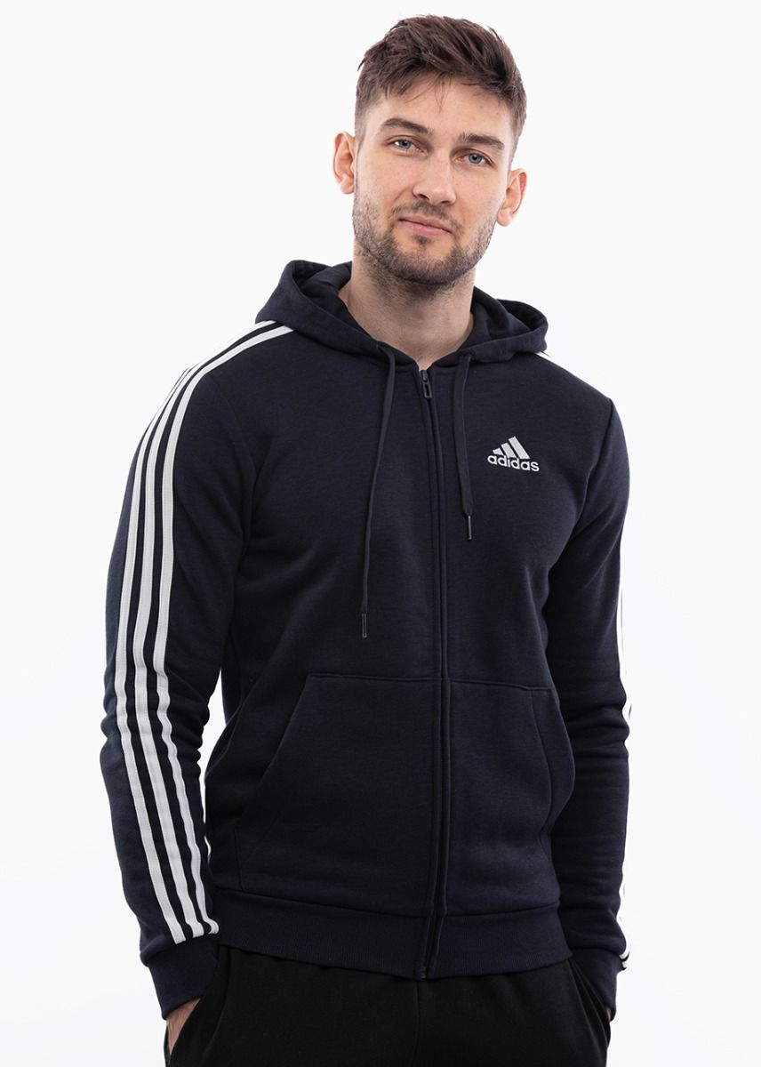 adidas Mikina s Kapucí Pánské Essentials Full-Zip Hoodie GK9053