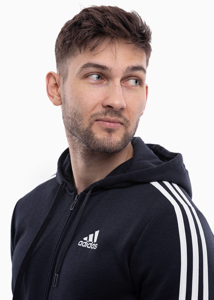 adidas Mikina s Kapucí Pánské Essentials Full-Zip Hoodie GK9053