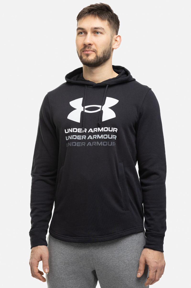 Under Armour Pánská mikina UA Rival Terry Graphic Hoodie 1386047 001