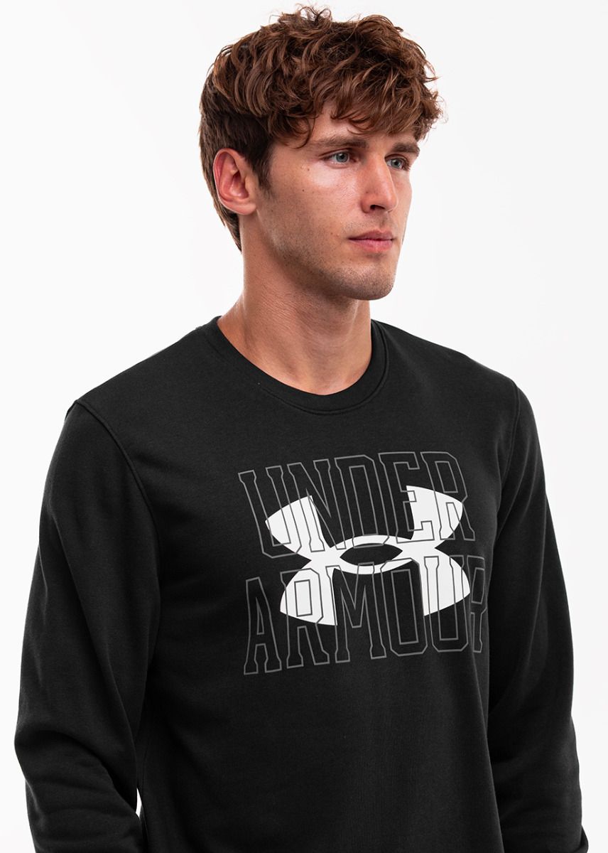 Under Armour Pánske Mikina UA Rival Terry Logo Crew 1370391 001