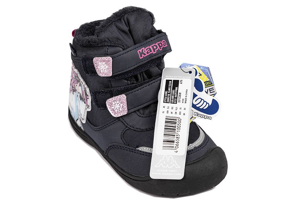 Kappa Dětské zimní boty Flake Tex 280021M 6722 Kappa Dětské zimní boty Flake Tex 280021M 6722