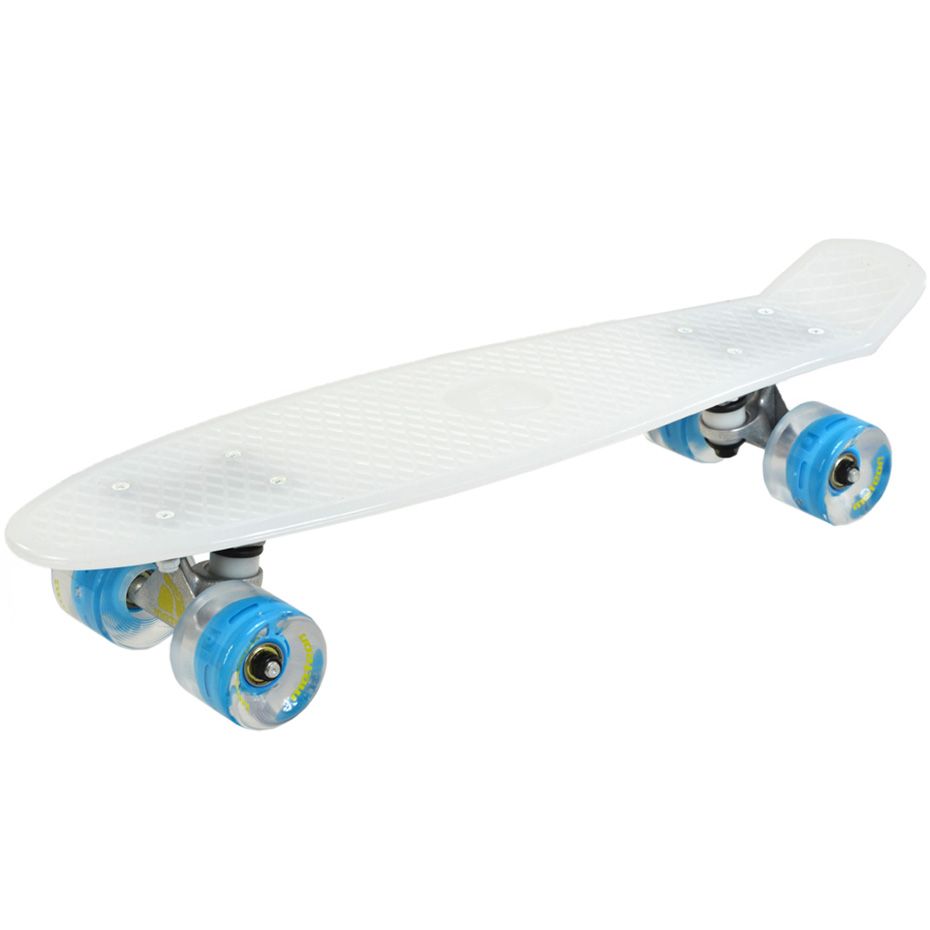 Meteor Skateboard LED transparent 23897