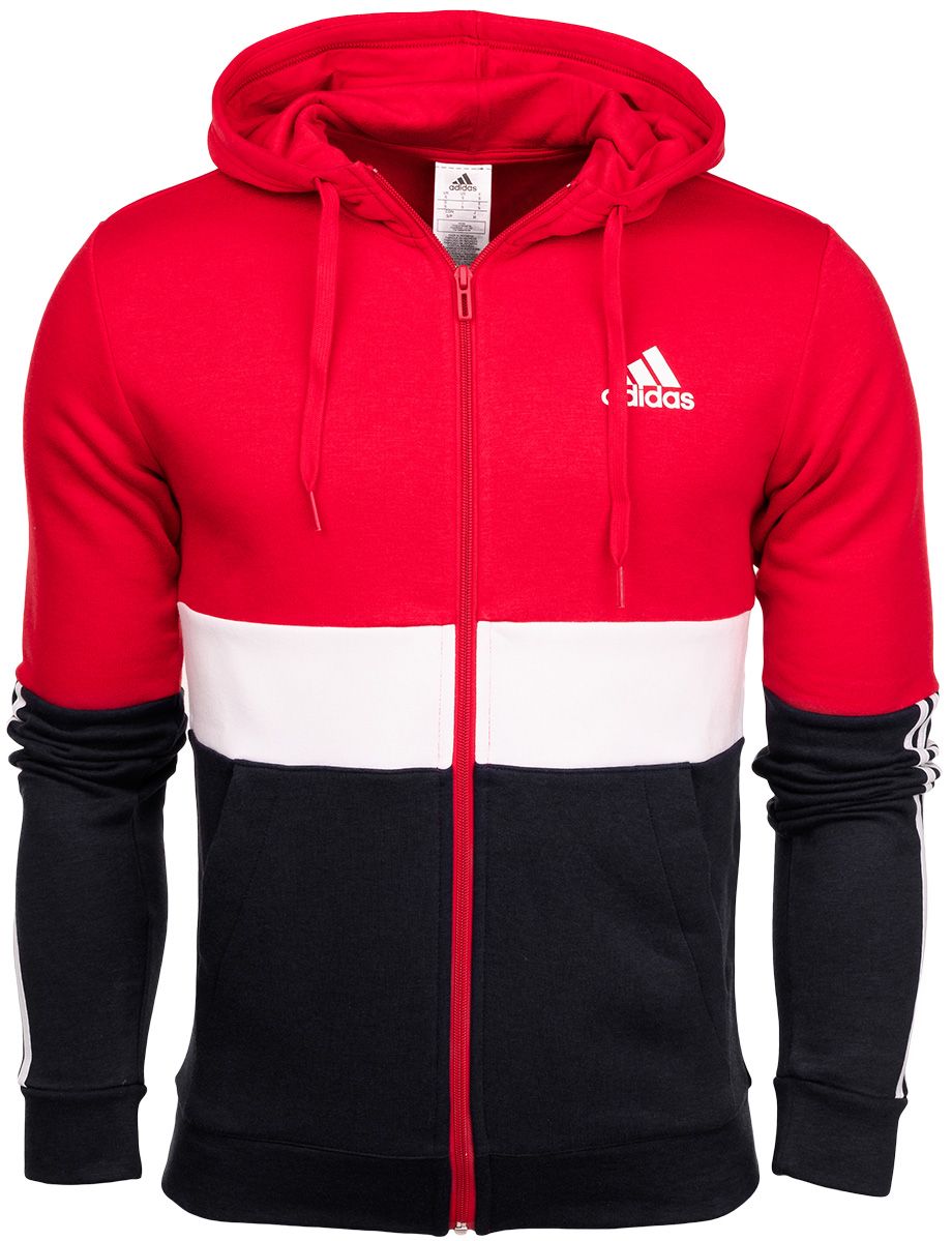 adidas Mikina s Kapucí Pánské Essentials Fleece F H58979