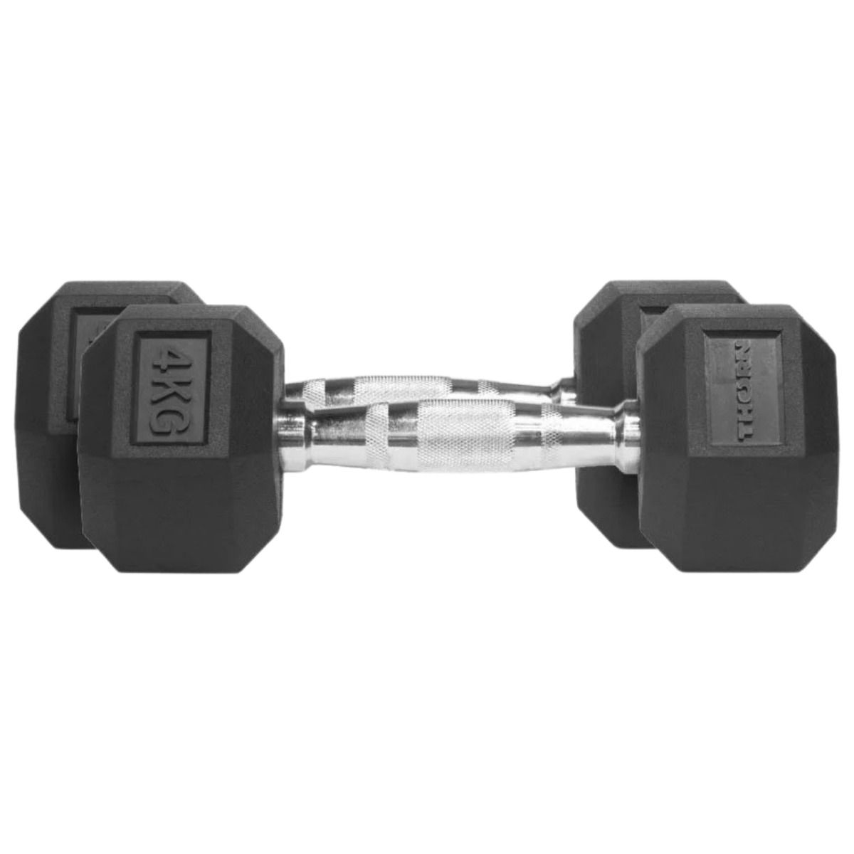 THORN FIT Činky Hex Rubber Dumbbell 4,0kg 2 pcs