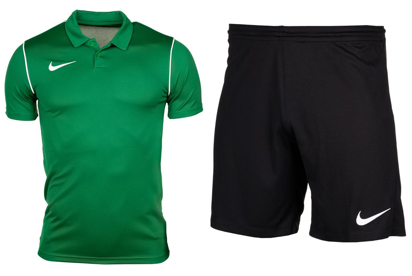 Nike Pánský sportovní set Tričko Šortky M Dry Park 20 Polo BV6879 302/BV6855 010