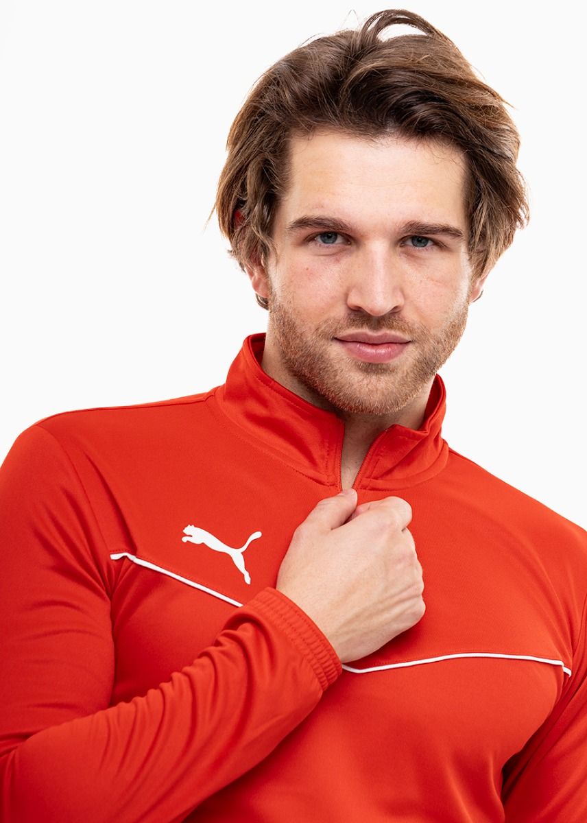 PUMA Pánská tepláková souprava teamRISE 1/4 Zip Top 657394 01/657390 03