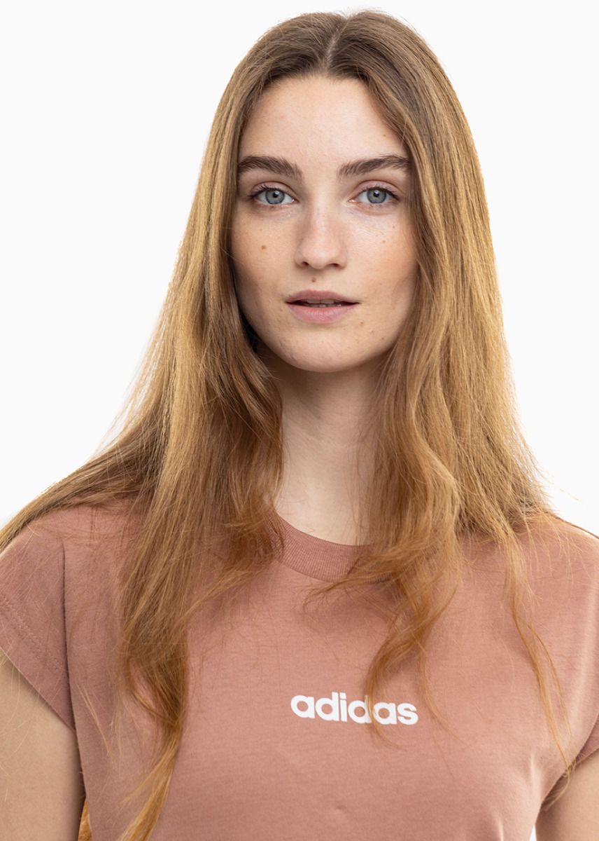 adidas Dámské tričko Essentials Linear Cotton JG8664 adidas Dámské tričko Essentials Linear Cotton JG8664