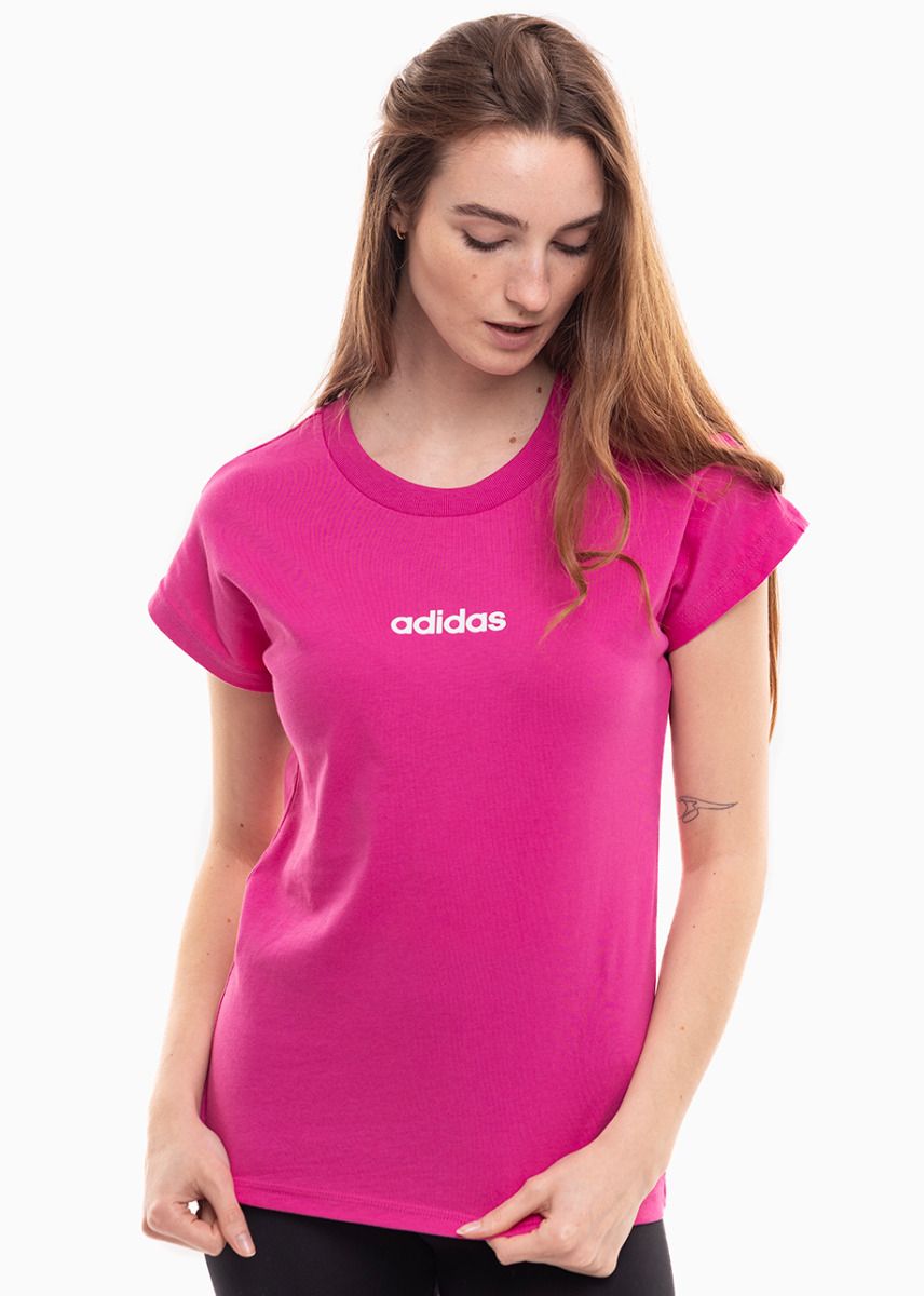 adidas Dámské tričko Essentials Linear Cotton JC8240 adidas Dámské tričko Essentials Linear Cotton JC8240