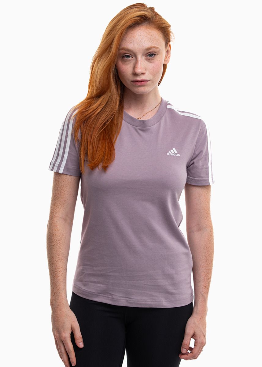 adidas Dámské tričko Essentials Slim 3-Stripes Tee IS1550