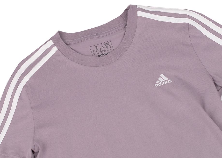 adidas Dámské tričko Essentials Slim 3-Stripes Tee IS1550