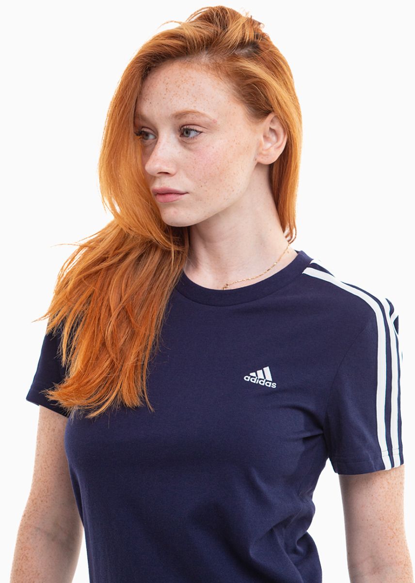 adidas Dámské tričko Essentials Slim 3-Stripes Tee IM2791