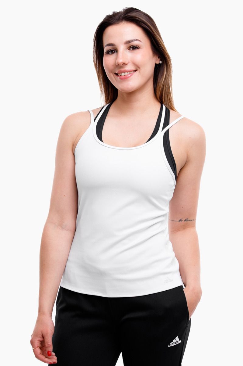 adidas Dámské Tričko Studio Slim Strappy Back Tank Top HE3141