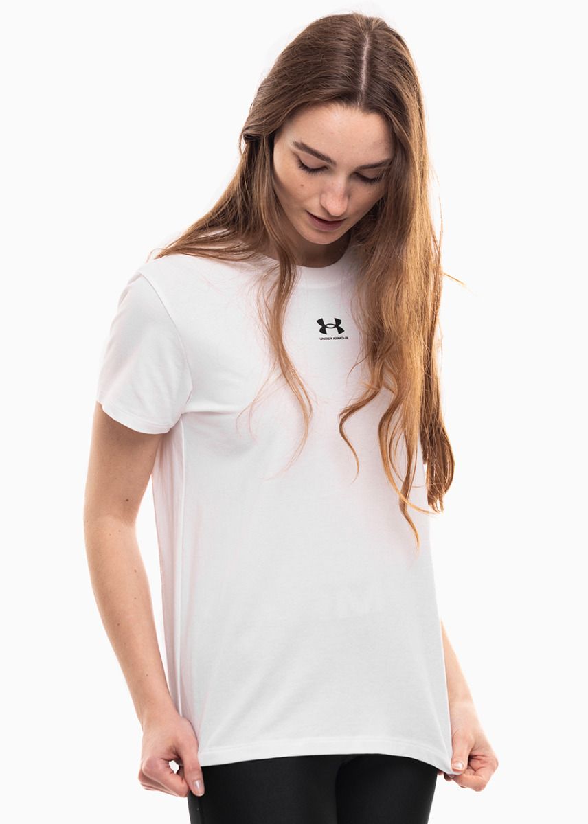 Under Armour Dámské tričko Rival Core SS 1383648 100 Under Armour Dámské tričko Rival Core SS 1383648 100