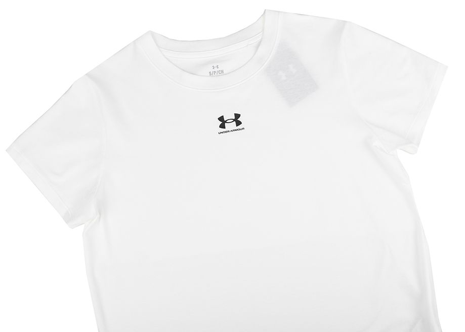 Under Armour Dámské tričko Rival Core SS 1383648 100 Under Armour Dámské tričko Rival Core SS 1383648 100