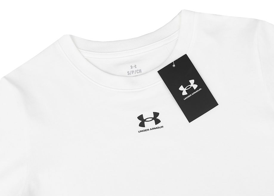 Under Armour Dámské tričko Rival Core SS 1383648 100 Under Armour Dámské tričko Rival Core SS 1383648 100