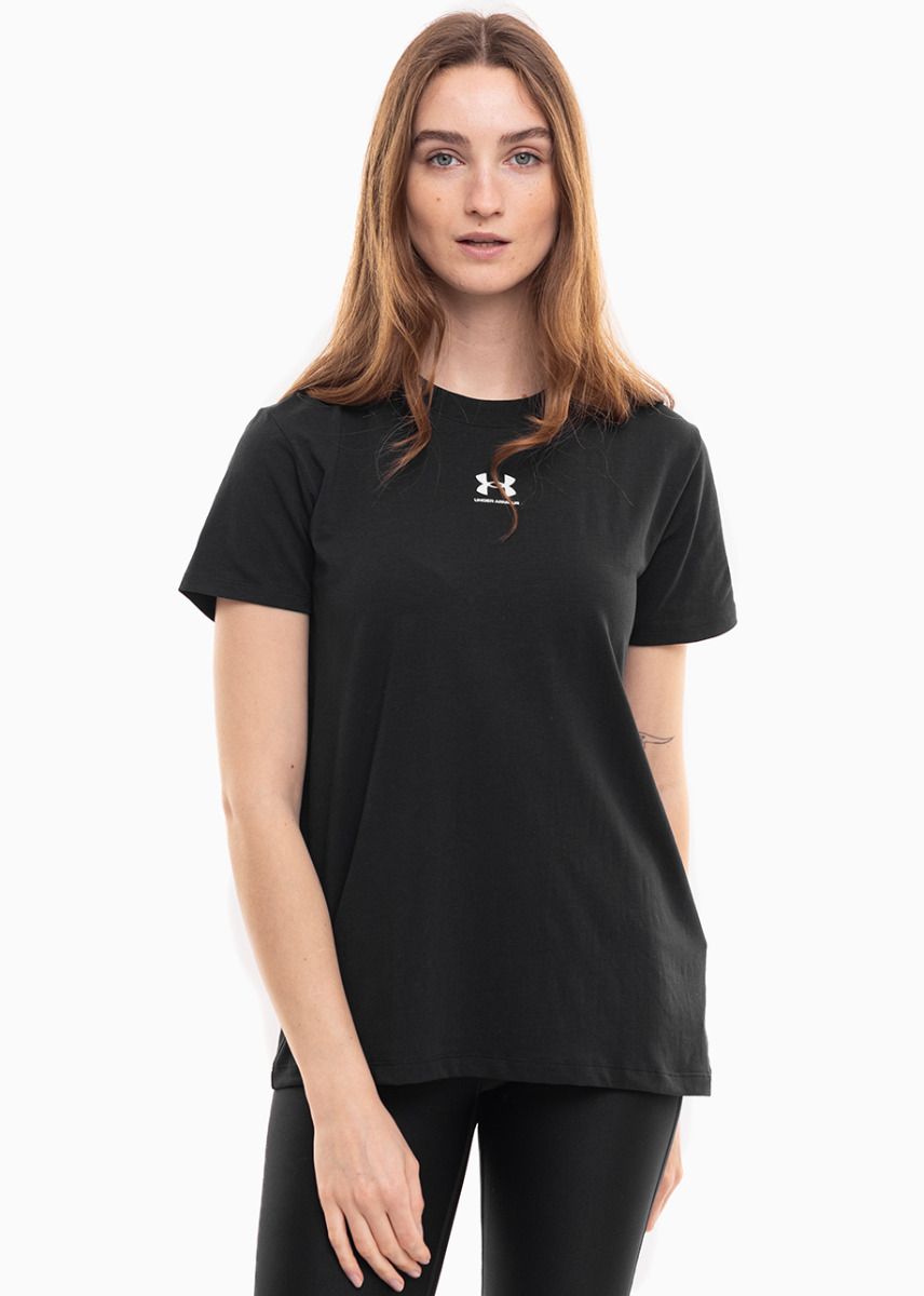 Under Armour Dámské tričko Rival Core SS 1383648 001 Under Armour Dámské tričko Rival Core SS 1383648 001