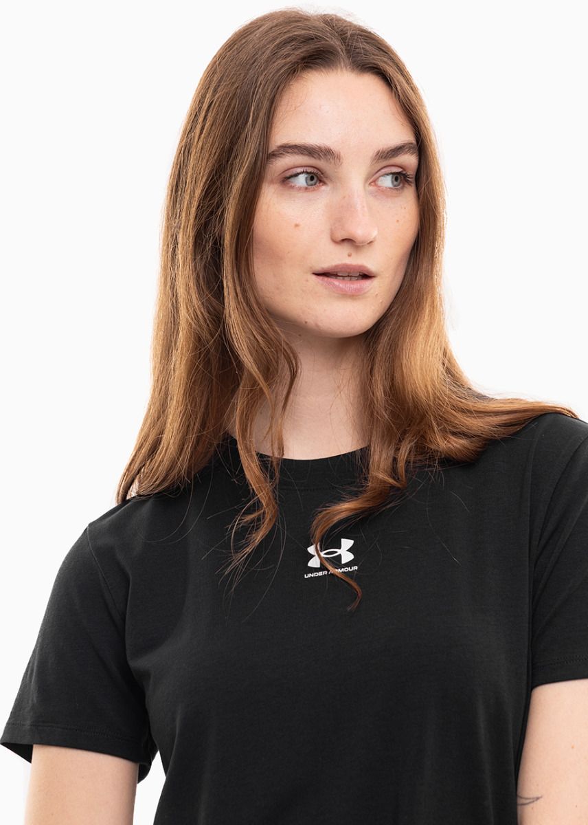 Under Armour Dámské tričko Rival Core SS 1383648 001 Under Armour Dámské tričko Rival Core SS 1383648 001