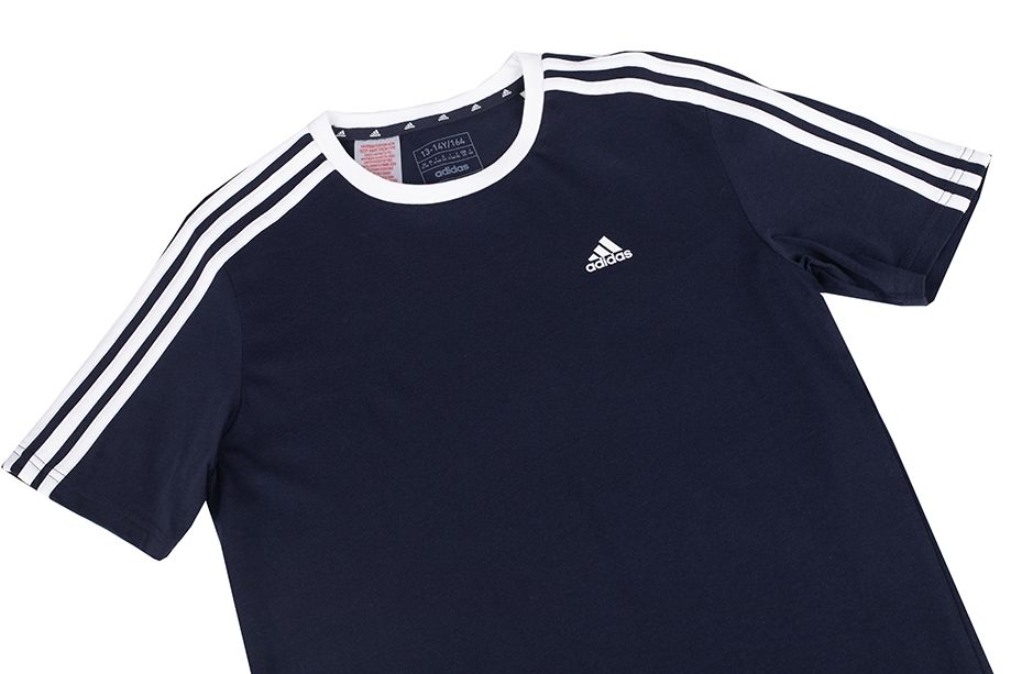 adidas Dětské tričko Essentials 3-Stripes Cotton Loose Fit Tee IC3638