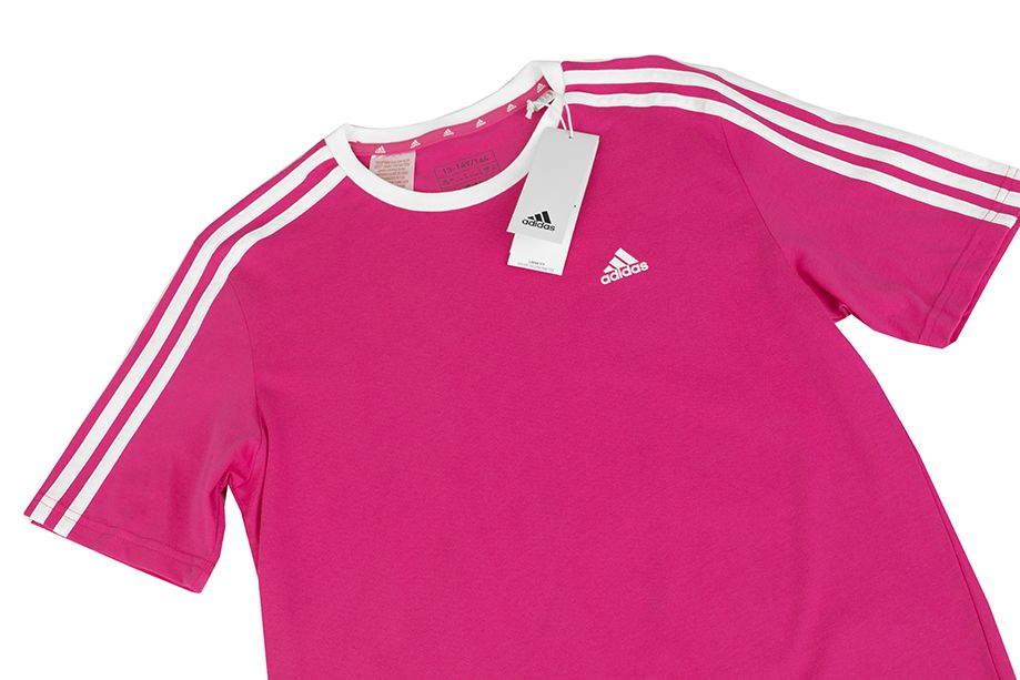 adidas Dětské tričko Essentials 3-Stripes Cotton Loose Fit Tee IC3639