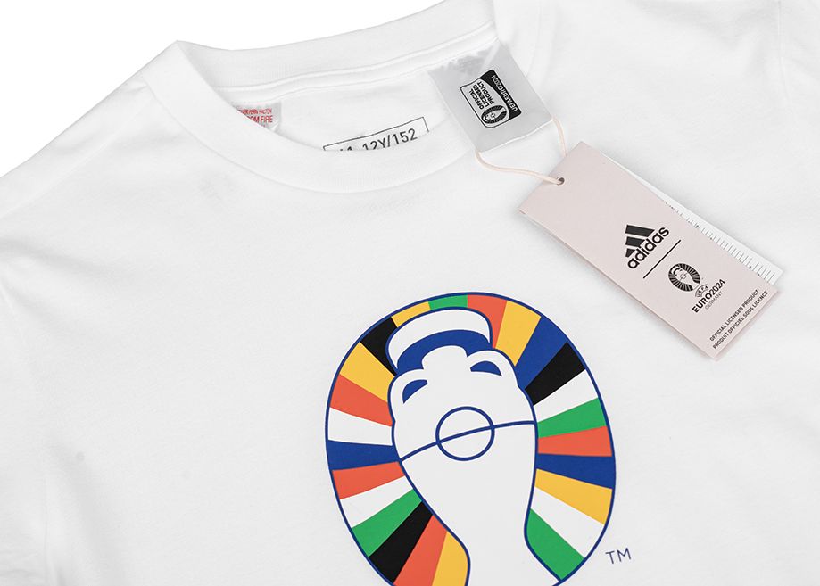 adidas Dětské tričko Euro24 Official Emblem IT9306