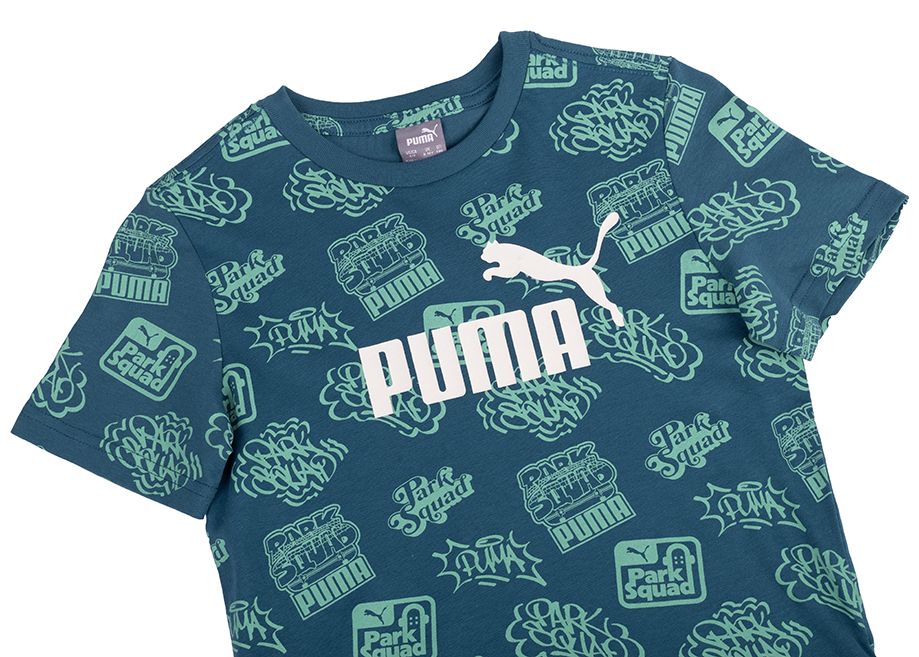 PUMA Dětské tričko ESS+ MID 90s AOP Tee 681875 22