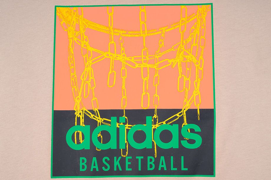 adidas Pánské tričko Chain Net Basketball Graphic Tee IC1863