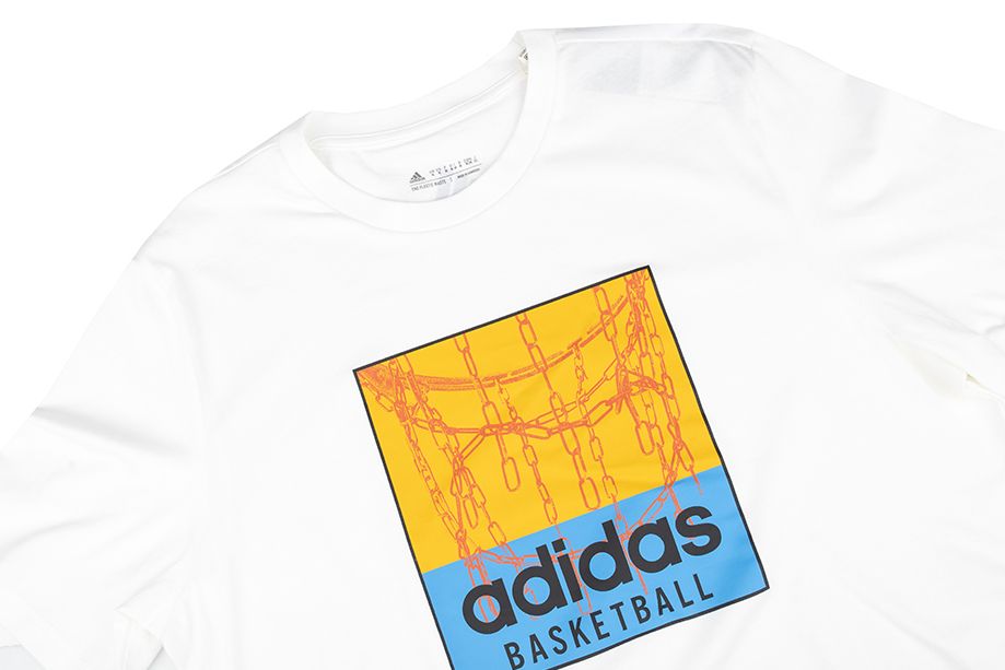 adidas Pánské tričko Chain Net Basketball Graphic Tee IC1861